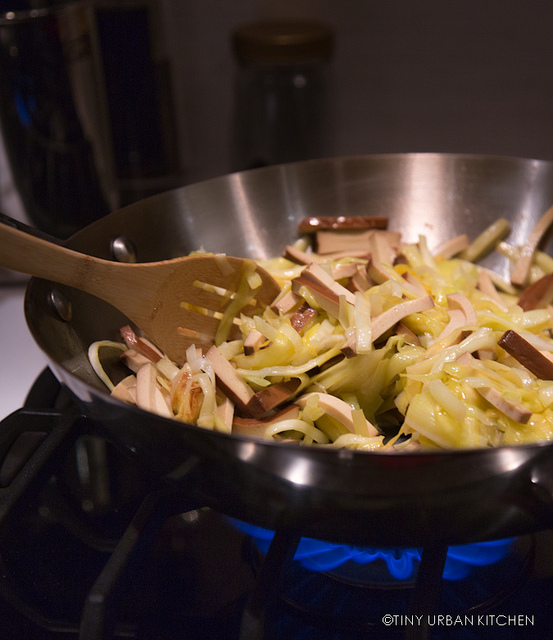 Yellow chives and 5spice bean curd Tiny Urban Kitchen
